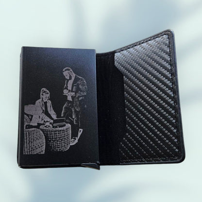 Personalisiert Foto Geldbörse / Portemonnaie / Kreditkarten Etuis mit Gravur